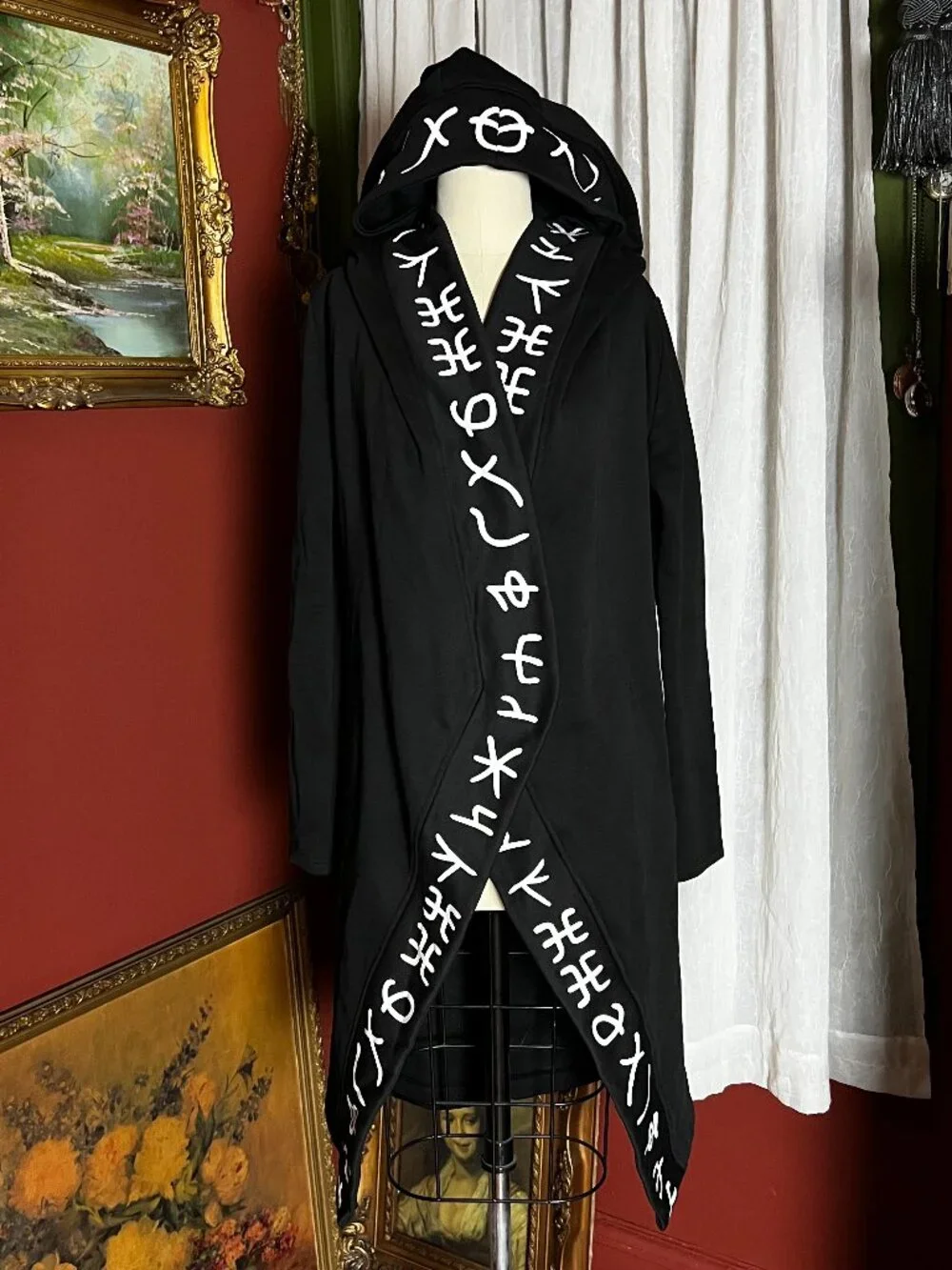 Runic Robe Hoodie Jacket - Picture 7 of 16